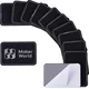 Bambu Lab Rectangular PU Iron-on Patch - Black to Silver