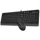 A4-F1010 A4Tech Fstyler tastatura US-LAYOUT + mis USB, Grey