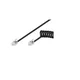 Microconnect RJ10-RJ10, 2m 2m Black telephony cable