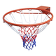 VIDAXL košarkaški koš set z obročem in mrežo Oranžne Barve