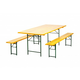 Green Bay baštenski set - sto + 2 klupe Stout (200x90cm)