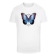 Mens T-shirt Become the Change Butterfly white