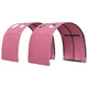 vidaXL Posteljni Tuner 2 pcs Roza 211 x 67.5 x 2 cm Poliester