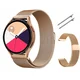 shumee JEKLENI PASEK ZA SAMSUNG GALAXY WATCH PRO ACTIVE 2 20 MM - ROZA ZLATO