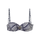 LASCANA Bikini zgornji del indigo/bela