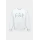 GAP Majica HERITAGE svetlo siva/bela