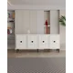 Hanah Home Konzola Yuka 150, 150x75x32 cm, Bela