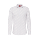 Pamučna košulja HUGO za muškarce, boja: bijela, slim, s klasičnim ovratnikom