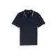 TOM TAILOR Majica temno modra/bela
