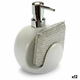 Dozator sapuna za sudoper 2 u 1 Bijela Keramika 400 ml 9,5 x 15,5 x 11,5 cm (12 kom.)