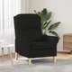 fotelja Crna 76 x 94 x 102 cm Mikrofibra
