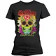 Sublime Colour Skull Black S Ženske Majica