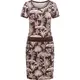 Ragwear Poletna obleka Baomi Tropic Youmodo kremna/temno rjava