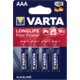 50x4 Varta Longlife Max Power Micro AAA LR03 VPE Outer Box