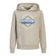 JACK & JONES Duks sa kapuljačom za dečake 12258823, Bež