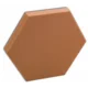 Akustični panel Hexagon 50 x 50 cm, debelina 5 cm, rjava barva