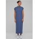 Womens Urban Classics Long Extended Shoulder Dress - Blue