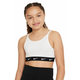 Sportski grudnjak za djevojke Nike Dri-Fit One Sports Bra - white/black