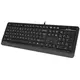 A4-FK10 GREY A4Tech Fstyler sleek Multimedia comfort tastatura, FN funkcije, vodootp. YU-LAYOUT, USB
