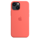 iPhone 13 mini silikonska maska with MagSafe - Pink Pomelo