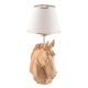 Opviq Horse White Gold Stona lampa, Zlatno-Bela
