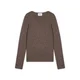 JUST CASHMERE Pulover Joyce  pikčasto rjava