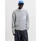 JACK & JONES Pulover JCOLEGACY pegasto siva/bela