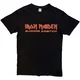 Iron Maiden Burning Ambition Text Logo (Back Print) Black M Majica