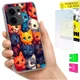 shumee Ovitek za Oppo Reno 13F 5G/13 FS 5G FOTO ovitek z motivom mačk + STEKLO