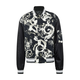 Versace Jeans Couture Prijelazna jakna, crna / prljavo bijela