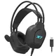 A4Tech Gejmerske slušalice A4-XH-200 A4Tech X7, Mikrofon, SURROUND, USB, LED, Black