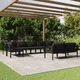 VIDAXL Vrtna sedežna garnitura 9-delna z blazinami aluminij antracit - - antracit siva - 53,73 - N/A -