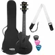 Cascha Carbon Fibre Set Black Koncertne ukulele (Kot novo)