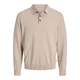 JACK & JONES Pulover JJEBasic bež