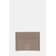 Usnjen etui za kartice Calvin Klein bež barva, LV04F3317G