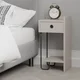 Hanah Home Noćni ormarić Sirius 32x61x30cm Krem