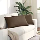 Jastučići za sofu 2 pcs Smeđa 80 x 40 cm tkanina