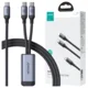 JoyRoom - Kabel za punjenje serije Speedy (SA21-1T2) - Type-C do 2x USB-C- brzo punjenje-100 W- 150 cm - crni