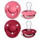 BIBS De Lux silikonske dude – Coral/Ruby (0-3 godine)