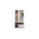 Klupa LENOR 91x209 cm bela/braon