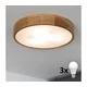 Brilagi - LED stropno svetlo CARVALHO 3xE27/60W/230V hrast preč. 47,5 cm