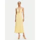 Bardot Cocktail obleka Rosala 59904DB1 Rumena Regular Fit