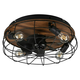 Stropni ventilator Trondheim (O 48,5 cm, 40 W, črn, mat)