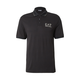 EA7 Emporio Armani Majica črna/srebrna