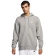 Nike Sportswear Jopa na zadrgo CLUB svetlo siva