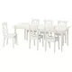 INGATORP / INGOLF Sto i 6 stolica, bela/bela, 155/215 cmPrikaži specifikacije mera