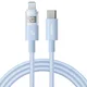 Polnilni in podatkovni 20W USB-C v Lightning kabel Baseus Data Cable Display 2 - 2m - galaxy blue