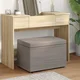 vidaXL Stolica Taupe 60 x 40 x 40 cm Tkanina in obdelano les
