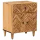 vidaXL vidaXL Nočna omarica Rjava 50 x 33 x 60 cm Masiven les manga, (5000247453)