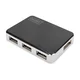 slomart usb hub digitus da-70220 črna črn/siv